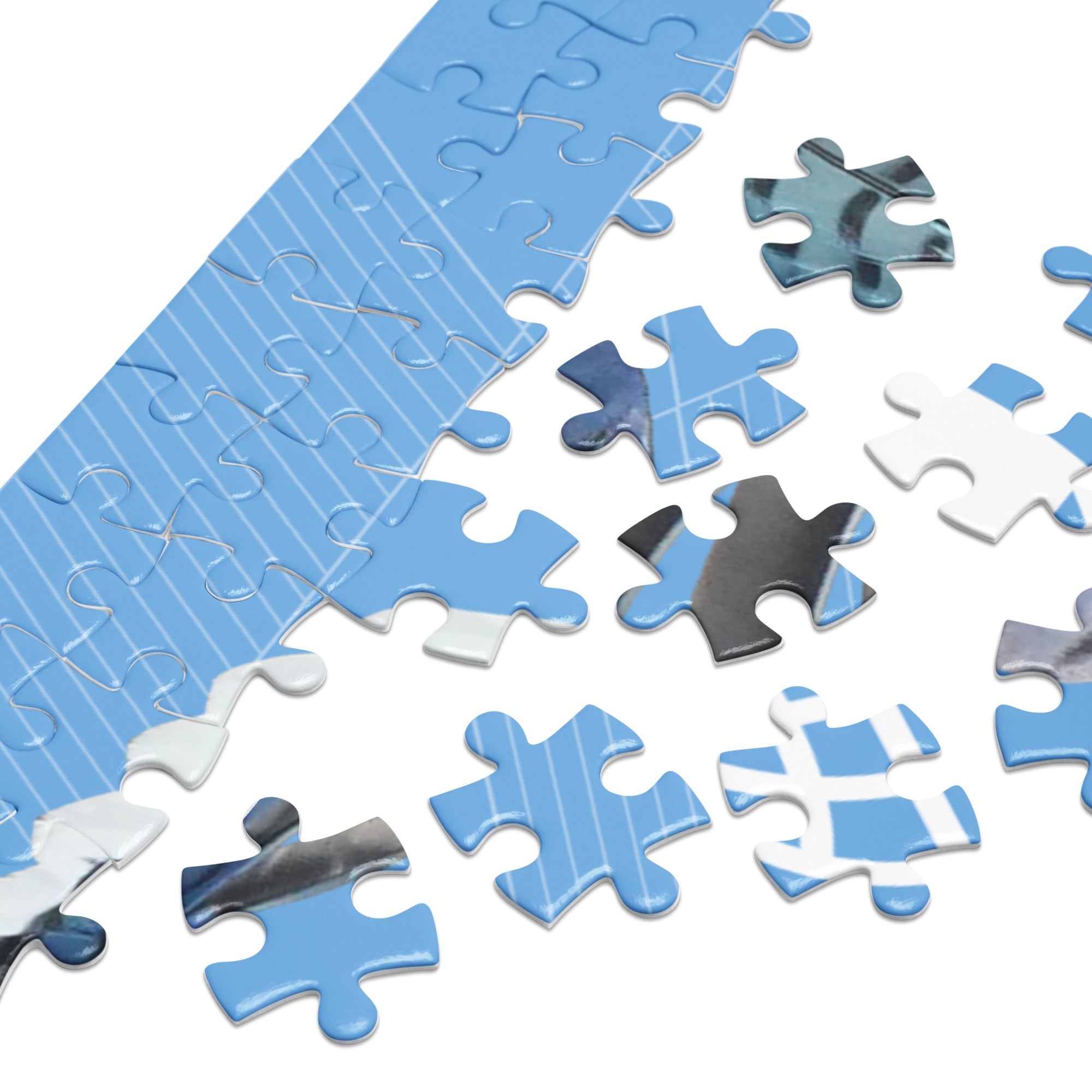 Jigsaw Puzzle with Tin